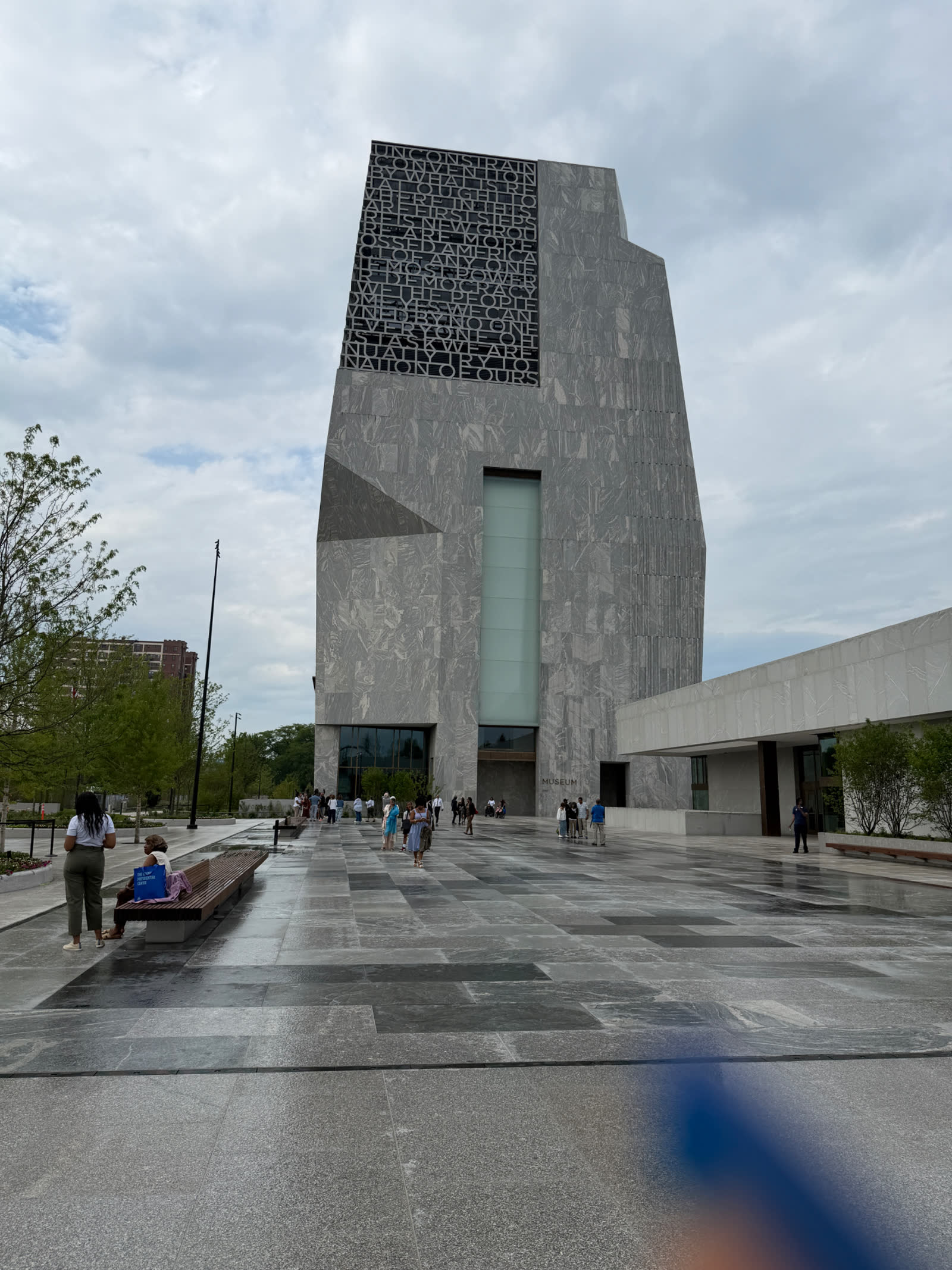 Obama Presidential Center museum tower on Chicago's South Side