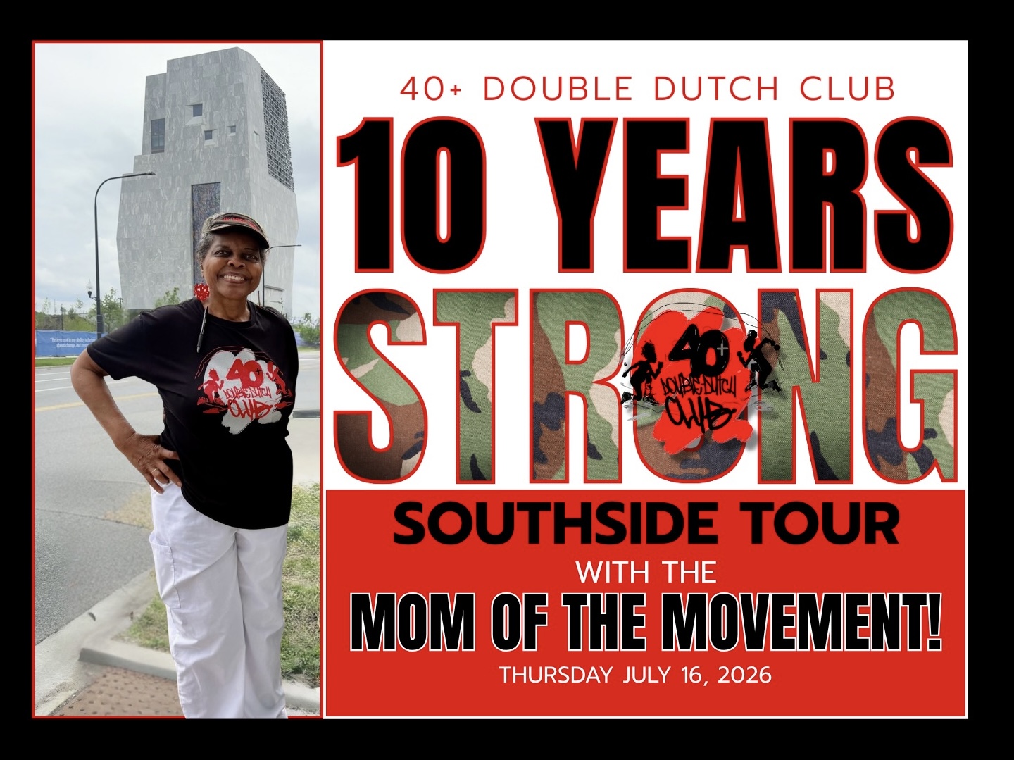 40+ Double Dutch Club 10 Years Strong Southside Tour with Mom of the Movement